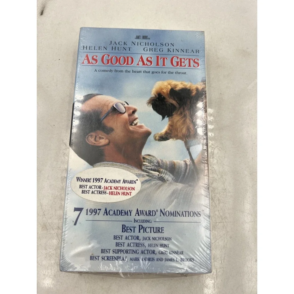 Vintage As Good As It Gets VHS New Sealed 1997 Comedy Jack Nicholson Helen Hunt